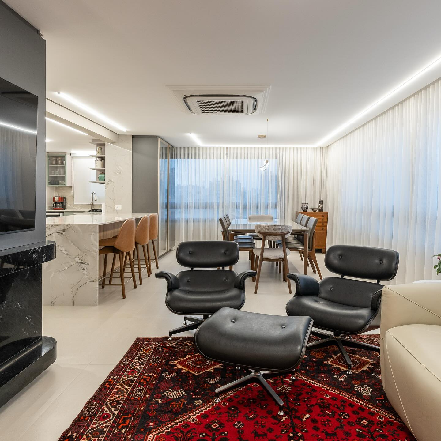 Projeto residencial — detalhe de interior